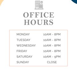 Wizard Free Printable Business Hours Sign Templates Office Template Scaled