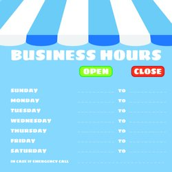 Swell Best Images Of Printable Office Hours Sign Free Business Template Store Signs Via