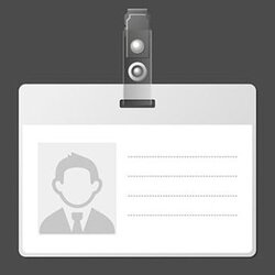 Out Of This World Id Badge Templates Vector Template Blank