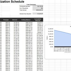 Capital Free Amortization Schedule Templates In Ms Word And Excel Loan Template Created Using Preview
