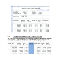 Splendid Free Sample Amortization Schedule Calculator Templates In Excel Printable Template