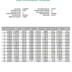 Magnificent Amortization Schedule Template Free Word Templates Demos Format