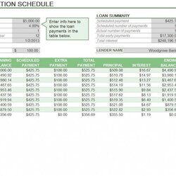 The Highest Quality Excel Amortization Schedule Template Loan Mortgage Weekly Staggering High Definition