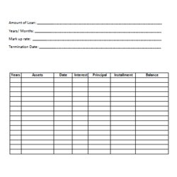 Fantastic Amortization Schedule Template Free Word Templates
