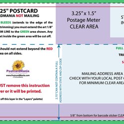Great Postcard Templates Designs Word Template Postcards Card Mailing Standard Format Post Back Size Visit