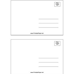 Cool Great Postcard Templates Designs Word Template Front Back Unforgettable