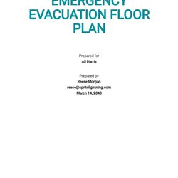 Free Evacuation Plan Templates Edit Download Template Emergency Floor