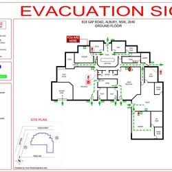 Fine Emergency Evacuation Plan Fire Block Plans Diagram Examples Hydrant Example Australia Alarm Sprinkler