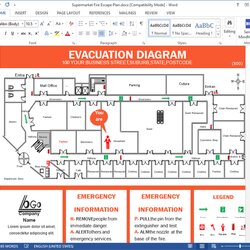 Champion Create Evacuation Plan For Word Drawing Powerful Discover Features