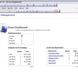 Admirable Microsoft Access Templates Powerful Ms Built On Asset Excel Template Management Spreadsheet