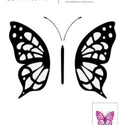 Printable Cut Out Butterfly Templates Template