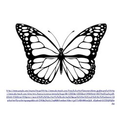 Cool Printable Cut Out Butterfly Templates Template