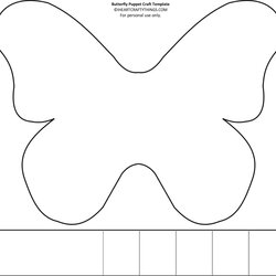 Fantastic Printable Cut Out Butterfly Templates Template