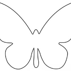 Spiffing Free Printable Butterfly Template Collage Tutorials Templates Outline Pattern Cutout Butterflies