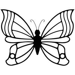 Great Best Images Of Printable Animal Shapes Templates Free Butterfly Template Coloring Pages Simple Via