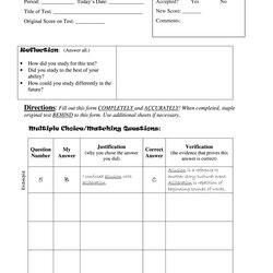Superlative Test Corrections Template Social Studies Form Fill Out And Sign Correction Large