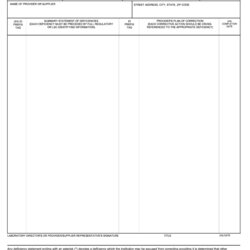 Plan Of Correction Template Fill Online Printable Blank Form Nursing Word Large