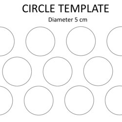 Outstanding Circle Template Templates At Cm Diameter Circles Printable Looking Choose Board Van