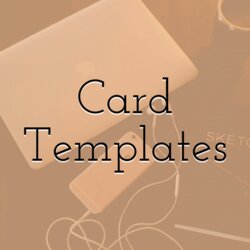 Tremendous Free Card Templates