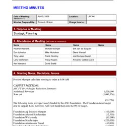 The Highest Standard Meeting Minutes Templates Edit Fill Sign Online Example Printable Of