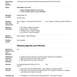 Fantastic Safety Committee Meeting Agenda And Minutes Template Use It Free Health Templates Professional