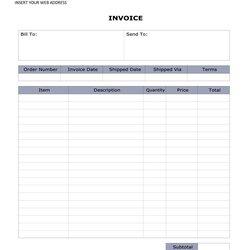 The Highest Standard Invoice Templates Printable Free Word Doc Invoices Microsoft Billing Agreement Business