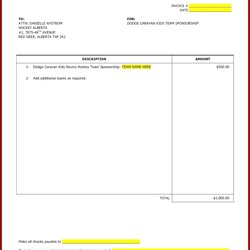 Wonderful Invoice Templates Printable Free Word Doc Template Sample Format Plus Source For With