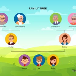 Marvelous Free Family Tree Templates Word Excel Template Scaled