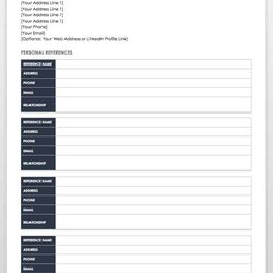Wizard Free Reference List Templates Template Character Word