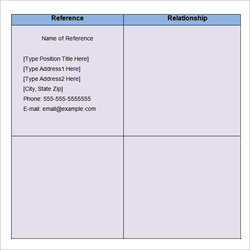 Admirable Reference List Template Download Documents In Word Example