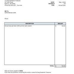 Create An Invoice In Word Template Ideas Simple Office Back Form