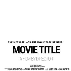 Perfect Movie Poster Credits Template