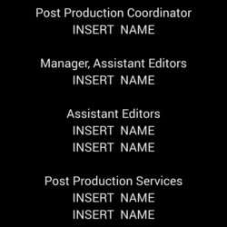 Fantastic Rolling Credits Premiere Pro Template