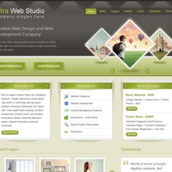 The Highest Standard Website Templates Of That Can Instantly Grab User Attention