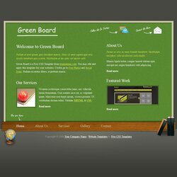 Smashing Free Templates Website Download Nov Template Green Board Tags Stable Business