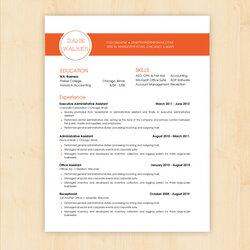 Resume Template Doc Business