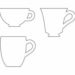 Superior Best Tea Cup Template Free Printable For At