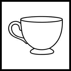 Spiffing Best Printable Pictures Of Coffee Cups For Free At Cup Template