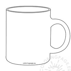Capital Cup Template Printable Word Searches Coffee Mug