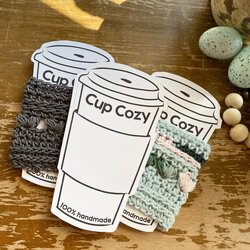 Very Good Printable Cup Cozy Display Template Tags Australia