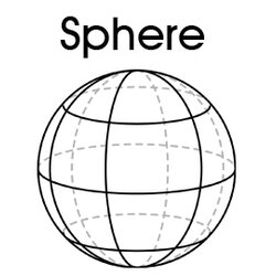 Shapes Sphere Printable Shape Spherical Kids Print Example Geometry Click Activity Own Off