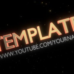 Fantastic Free Blender Intro Template Templates Animation Text