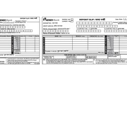 Magnificent Bank Deposit Slip Templates Examples Template