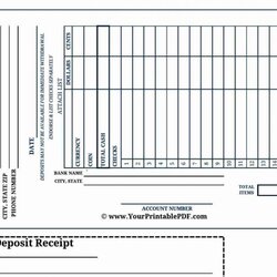 Sterling Deposit Slip Templates Template Business Bank Printable Print Slips Check Large Forms Account Slide