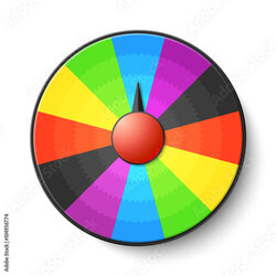 Super Blank Wheel Of Fortune Stock Vector Adobe