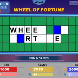 Wheel Of Fortune Template Google Slides Free For Pertaining To Game Show Templates