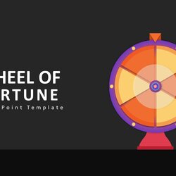 Preeminent Wheel Of Fortune Template