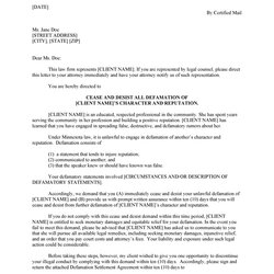 Example Of Cease And Desist Letter For Your Needs Template Printable Source Templates Collection