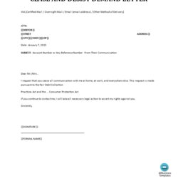 Capital Cease And Desist Letter Template Templates At