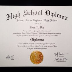 Worthy Free High School Diploma Templates Incredible Resolution